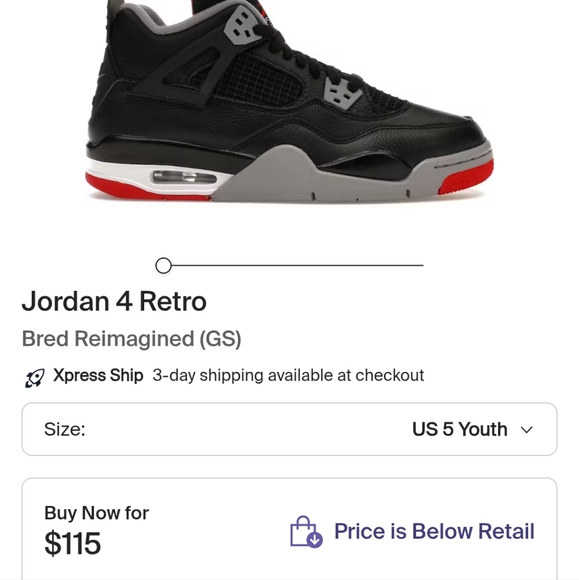 Jordan 4 retro high top - Picture 2 of 2